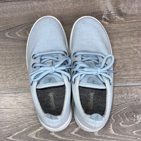 Allbirds Merino Wool Runners Womens Sz 6 Frost Baby Blue Low Top Comfort Sneaker - Picture 5 of 11